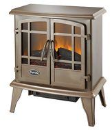 Comfort Glow, ES5132 Keystone Electric Stove with Thermostat, Bronze Finish