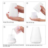 Aromatherapy Essential Oils Diffuser,Toprime&reg; 100 ml Cool Mist Humidifier Oil Diffuser with 7 changing Colored... N4