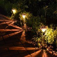 Spritech(TM) Clear Diamond Solar LED Outdoor Lighting Perfect for Path Patio Deck Driveway and Garden (Flower... N2