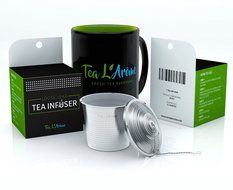TEA L&#039;AR&Ocirc;ME&reg; [Premium] Tea Infuser, [304 Stainless Steel] [Highest Quality] Loose Leaf Tea Strainer [In Retail...