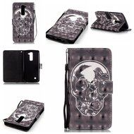 LG K7 Case,LG Tribute 5 Case,Yaheeda [3D Colored Drawing] [Flip Fit] Premium PU Leather Card-Slots Cash-Slots... N29