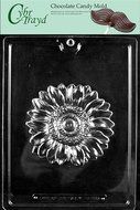 Cybrtrayd Fruits and Vegetables Chocolate Candy Mold, Large Sunflower