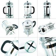 French Press – Premium Quality - Coffee, Tea & Expresso Maker - Easy Cleaning, Double Screen Filter System, Glass... N3