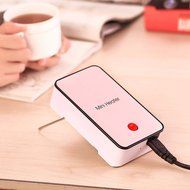 Willcome Portable Safety Energy-saving Mini Heater Desktop Electric Fan Heater, Black N11