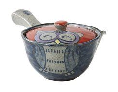 Saikai Pottery Hand made Owl teapot (Japanese Teapot Kyusu) 83969 from Japan