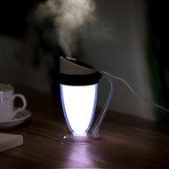 Putars Cool Mist Personal Humidifier-Portable Mini Travel Tabletop Humidifier-USB Rechargeable Ultrasonic with... N8