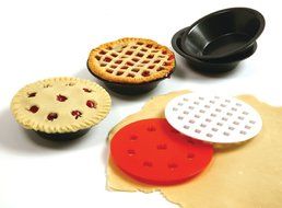 Norpro 3280 Silicone Mini Pie Pan Shields, Set of 4