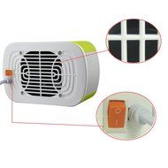 Rubility Multi-functional Warmer Mini Heater Household Office Desktop Electric Heater PTC Mini Fan Warmer (Pink) N15