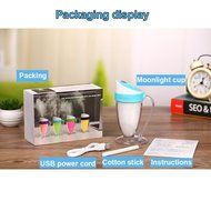 Putars Cool Mist Personal Humidifier-Portable Mini Travel Tabletop Humidifier-USB Rechargeable Ultrasonic with... N10