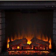 Michael 44 in. Freestanding Carved Indoor Portable Ivory White Electric Fireplace N7