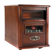 Snow Joe SJQH1500-DO 1500-Watt Quartz Portable Infrared Space Heater with Stainless Steel Diffuser &amp; Remote Control N3