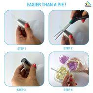 Ternola - RUSSIAN PIPING TIPS + E-GUIDE - Set of 31PCS for Cakes/Cupcakes Flower Decoration (9 Nozzles +1 Leaf...