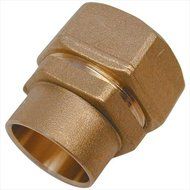 TekSupply 108662 TekCoil K x Copper Solder Socket Adapter 0.50 x 0.50 - ASTM F1281-2005 Standard