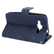 Galaxy Core Prime Wallet Case,PHEZEN Serect Garden Butterfly Flower Inlaid Shiny Glitter Diamond Pu Leather Flip... N8