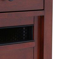 Duraflame 1500-Watt Electric Infrared Quartz Portable Heater with Drawer and Remote Control - Cherry N4