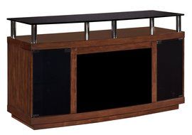 ClassicFlame 26MM9405-W324 Drew TV Stand for TVs up to 60", Autumn Birch (Electric Fireplace Insert sold separately)