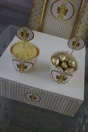 Angel - 25 Cupcake Toppers, 1 Cake Topper/ Bunting, 1 Cake Frill N2