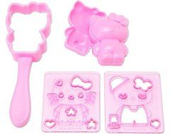 Bento Accessories Hello Kitty Shape Sushi Maker Rice Ball Onigiri Mold Mould DIY Kit