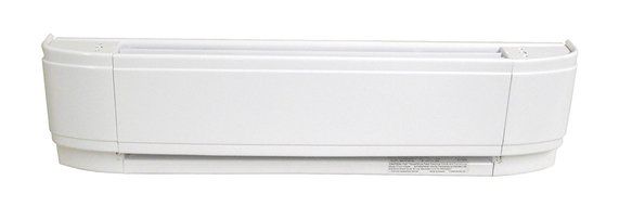 25" Electric Baseboard Heater, White, 500W, 240V