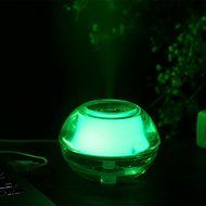 DINHAND Crystal Luminous humidifier Essential Oil Diffuser and Humidifier for Aromatherapy Quiet Sleep &amp; Office... N3