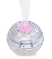 GetMine USB Bright Color Mini Mist Humidifier Air Purifier, Pink N9