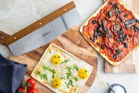 Epica Stainless Steel Pizza Cutter- 14 inch Rocker Style N2