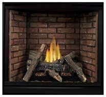 Tahoe Premium 36 Clean Face DV MV Fireplace w/ Logs &amp; AB Liner, LP N2