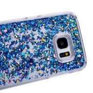 Galaxy S7 Edge Case,Galaxy S7 Edge Liquid Cover,PHEZEN Christmas Tree Santa Claus Design Cool Quicksand Moving... N12