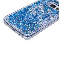 Galaxy S7 Edge Case,Galaxy S7 Edge Liquid Cover,PHEZEN Christmas Tree Santa Claus Design Cool Quicksand Moving... N13