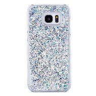 Galaxy S7 Edge Case,Galaxy S7 Edge Liquid Cover,PHEZEN Christmas Tree Santa Claus Design Cool Quicksand Moving... N15