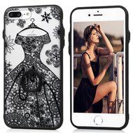 iPhone 7 Plus Case (5.5 inch) - 360 Degree Rotating Ring Holder Kickstand Shockproof Soft TPU Skin Bumper Frame... N51