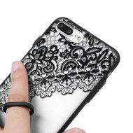 iPhone 7 Plus Case (5.5 inch) - 360 Degree Rotating Ring Holder Kickstand Shockproof Soft TPU Skin Bumper Frame... N57