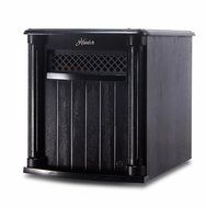 Hunter H1500RC-BLK Infrared Wood Heater with Remote Control (Black)