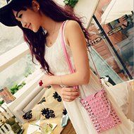 Spritech(TM) Special Pyramid Studs Design Mini Cellphone Pouch Luxury PU Leather Crossbody Single Shoulder Bag... N9
