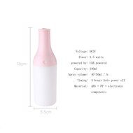 Junadel Cool Mist Humidifier- 180ml USB Cool Cocktail Bottle Portable Essential Oil Aroma Diffuser Ultrasonic... N8