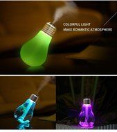 SunKinFon SKF-BH-01 USB Ultrasonic Bulb Humidifier Home Office Mini Aromatherapy Colorful LED Night Light Bulb... N6