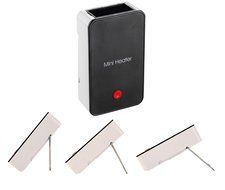 Willcome Portable Safety Energy-saving Mini Heater Desktop Electric Fan Heater, Black N14