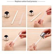 SunKinFon SKF-BH-01 USB Ultrasonic Bulb Humidifier Home Office Mini Aromatherapy Colorful LED Night Light Bulb... N9