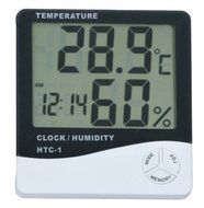 Thermometer Indoor Digital LCD Hygrometer Temperature Humidity Meter Alarm Clock N3