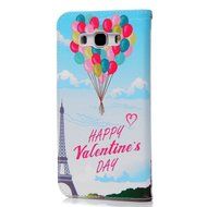 Galaxy J7 Case,Samsung Galaxy J7 Case (2016 Version) - Wallet Flip Stand Case PU Leather Case with Shockproof... N16