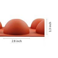 Half Sphere Non Stick Silicone Cake Soap Mold Chocolate Candy Cupcake Bakeware