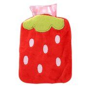 Hosaire Pocket Mini Hot Water Bottle PVC warm handbags, Plush fruit warm water Bottle N6