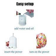 Aimcare Ultrasonic Estelle Glass Cool Mist Aroma Aromatherapy Oil Diffuser Humidifier with 7 Color Changing Lights... N4