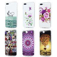 iPhone 7 Plus Case (5.5 inch) - 6 Pcs Shockproof Flexible Soft TPU Rubber Skin Gel Bumper Case with IMD Technology... N66