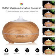 300ml Aroma Diffusers For Essential Oils, HUIRUI Cool Mist Ultrasonic Humidifier With 7 Colors Auto Change, Time... N6
