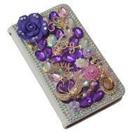 LG V10 Case Yaheeda [Stand Feature] Bling Sparkle Crystal Wallet Case [Diamond Jewel] Premium [Bling Luxury] PU... N30