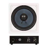 Blue Octave BDW10 In Wall 10" Passive Subwoofer Speaker and Amplifier Home Theater
