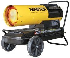Master MH-150T-DFV Dual Fusion Forced Air Heater with Thermostat, 120K - 150K BTU