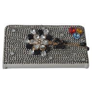 LG V10 Case Yaheeda [Stand Feature] Bling Sparkle Crystal Wallet Case [Diamond Jewel] Premium [Bling Luxury] PU... N32