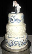 Designer Stencils C480 Five Scroll Cake Stencil Set, Beige/semi-transparent N2